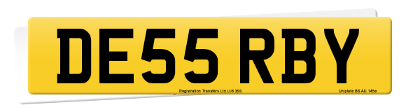 Registration number DE55 RBY